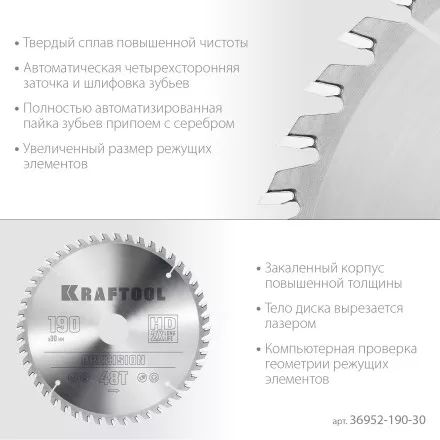 Диск пильный PRECISION, повышенный ресурс 36952-190-30 купить в Магнитогорске
