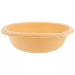 Таз пластмассовый круглый 18 л,бежевый, Home Palisad 929835