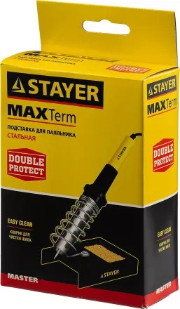 Подставка MAXTerm, STAYER 55318, для паяльников, штампованная 55318 купить в Магнитогорске