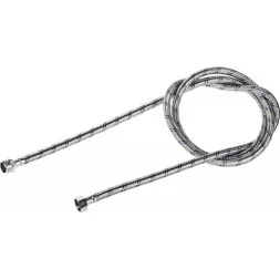 Подводка гибкая ЗУБР для воды, оплетка из нержавеющей стали, г/ш 1/2&quot; - 1,8м 51005-G/S-180