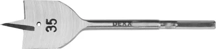 Сверло по дереву перовое, шестигранный хвостовик, DEXX 2945-35, d=35мм 2945-35 купить в Магнитогорске