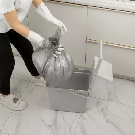 Пакеты для мусора 30 л x 50 шт. серые, Home Palisad 927075 купить в Магнитогорске