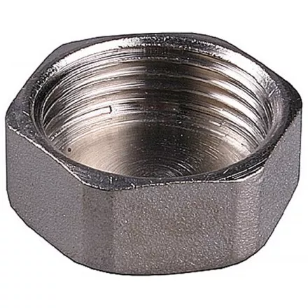 Заглушка GENERAL FITTINGS никелированная латунь, 6-ти гранная головка, внутренняя резьба, 1&quot; 51097-1 купить в Магнитогорске