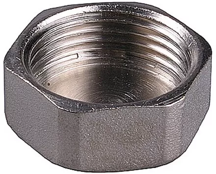 Заглушка GENERAL FITTINGS никелированная латунь, 6-ти гранная головка, внутренняя резьба, 1&quot; 51097-1 купить в Магнитогорске