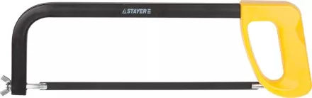 Ножовка по металлу STAYER MS100-MAX-Force, металлическая рамка и пластмассовая ручка, натяжение 60 кг, 300 мм 1576_z01 купить в Магнитогорске
