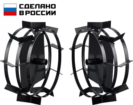 ЗУБР ГР-5, 470х160 мм, 2 шт., грунтозацепы для мотоблоков (707105-5) купить в Магнитогорске