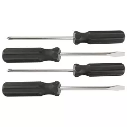 Набор отверток 4шт(SL5x100,6x100 PH1x100,2x100) углеродистая сталь пластиковая  рукоятка  SPARTA 13220
