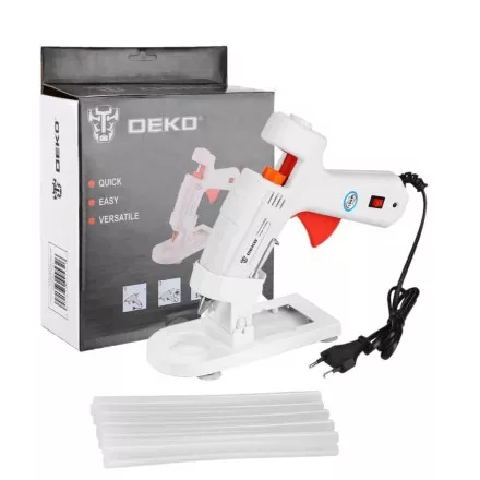 Пистолет клеевой DEKO DKGG100 SET4, 063-4971 купить в Магнитогорске