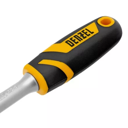 Ключ-трещотка 3/8&quot; Denzel 14032, 90 зубьев, с быстрым сбросом, CrV купить в Магнитогорске
