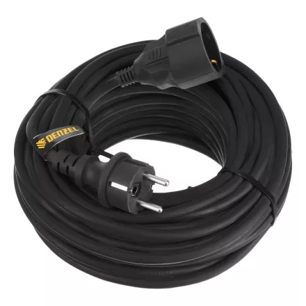 Удлинитель-шнур силовой Denzel Top Series 37420, КГТТ, 20м, 1 розетка, 3 x 1,5 мм, 3 м купить в Магнитогорске