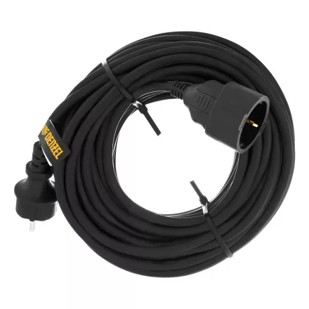 Удлинитель-шнур силовой Denzel Top Series 37420, КГТТ, 20м, 1 розетка, 3 x 1,5 мм, 3 м купить в Магнитогорске