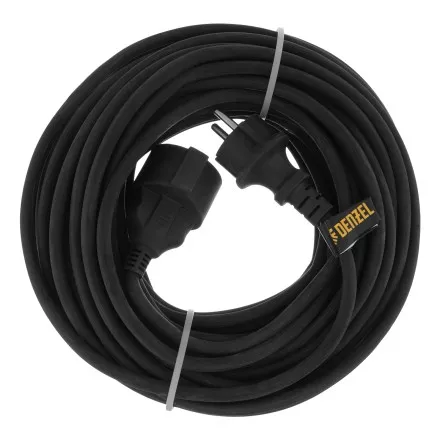 Удлинитель-шнур силовой Denzel Top Series 37420, КГТТ, 20м, 1 розетка, 3 x 1,5 мм, 3 м купить в Магнитогорске