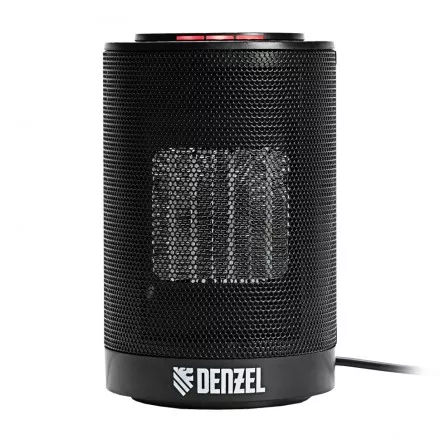 Тепловентилятор электрический керамический Denzel DTFC-1200, 3 режима, вентилятор, нагрев 600/1200 Вт 96418 купить в Магнитогорске