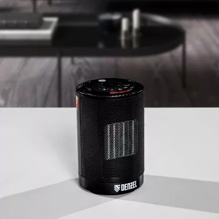 Тепловентилятор электрический керамический Denzel DTFC-1200, 3 режима, вентилятор, нагрев 600/1200 Вт 96418 купить в Магнитогорске