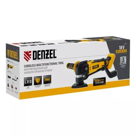 Многофункциональный инструмент аккумуляторный Denzel MTL-IB-18-0, Li-Ion, 18 В 28402 купить в Магнитогорске