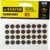 Накладки STAYER &quot;COMFORT&quot; на мебельные ножки, самоклеящиеся, фетровые, коричневые, круглые - диаметр 10 мм, 32 шт 40910-10 купить в Магнитогорске