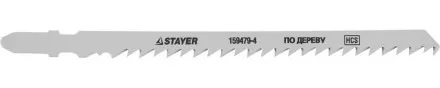 Полотна STAYER &quot;STANDARD&quot;, T344D, для эл.лобзиков, HCS, по дереву, фанере, ДСП, быстрый рез, EU хвост., 110/4мм, 2шт 159479-4 купить в Магнитогорске