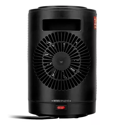 Тепловентилятор керамический Denzel DTFC-1200S, вращение, 3 реж., вент., нагрев 600/1200 Вт 96411 купить в Магнитогорске