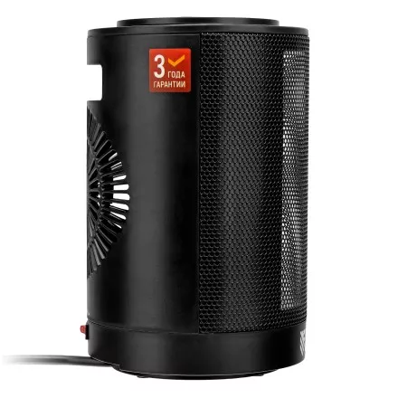 Тепловентилятор керамический Denzel DTFC-1200S, вращение, 3 реж., вент., нагрев 600/1200 Вт 96411 купить в Магнитогорске