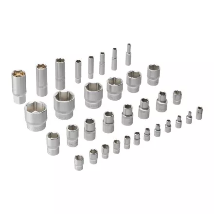 Набор инструментов Denzel 15802, 1/2&quot;, 1/4&quot;, CrV, S2, пластиковый кейс, 84 предмета купить в Магнитогорске