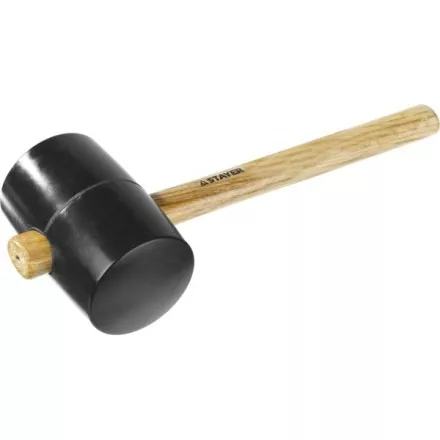 Киянка STAYER резиновая черная с деревянной ручкой, 1130г 20505-100 купить в Магнитогорске