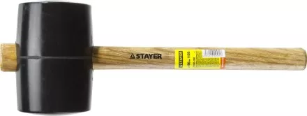 Киянка STAYER резиновая черная с деревянной ручкой, 1130г 20505-100 купить в Магнитогорске