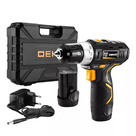 Дрель аккумуляторная в наборе DEKO GCD12DU3 SET4, 063-4140 купить в Магнитогорске