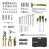 Набор инструментов Denzel 15804, 1/2&quot;, 1/4&quot;, CrV, S2, пластиковый кейс, 122 предмета купить в Магнитогорске