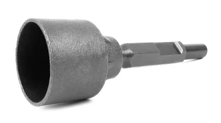 Насадка для отбойного молотка MESSER для забивания труб. Диаметр 80 мм.  НЕХ-30 купить в Магнитогорске