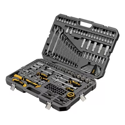 Набор инструментов Denzel 15806, 1/2&quot;, 1/4&quot;, CrV, S2, пластиковый кейс, 194 предмета купить в Магнитогорске