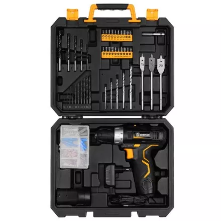 Дрель аккумуляторная в наборе DEKO GCD12DU3 SET5, 063-4148 купить в Магнитогорске