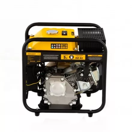Генератор инверторный GT-3500iF, 3.5 кВт, 230 В, бак 5 л, открытый корпус, ручной старт Denzel 94705 купить в Магнитогорске
