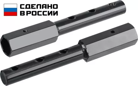 ЗУБР УД-3, НЕХ 32 - круг 30 мм, 2 шт., удлинитель (707107-3) купить в Магнитогорске