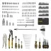 Набор инструментов Denzel 15808, 1/2&quot;, 3/8&quot;, 1/4&quot;, CrV, S2, пластиковый кейс, 232 предмета купить в Магнитогорске