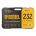 Набор инструментов Denzel 15808, 1/2&quot;, 3/8&quot;, 1/4&quot;, CrV, S2, пластиковый кейс, 232 предмета купить в Магнитогорске