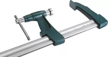 Струбцина KRAFTOOL тип &quot;F&quot;, с мультипликаторной прижимной втулкой, 125х600 мм 32013-125-600 купить в Магнитогорске