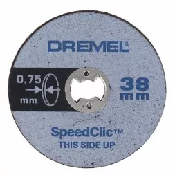 Диски отрезные по пластмассе SC409 5 шт 38х0,75 мм Dremel