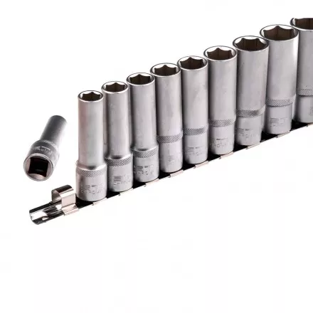 Набор удлиненных торцевых головок 1/2 шестигранные CrV 10 шт 10-22 мм Stels 13603 купить в Магнитогорске