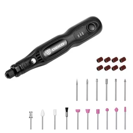 Гравер аккумуляторный DEKO DKRT3.6-Li SET, 063-1400 купить в Магнитогорске