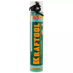 Пена &quot;PREMIUM 65&quot; монтажная, адаптерная, всесезонная, 750мл, KRAFTOOL 41175
