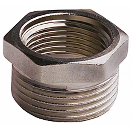 Футорка GENERAL FITTINGS никелированная латунь, 1/2&quot; х 3/8&quot; 51081-1/2-3/8 купить в Магнитогорске