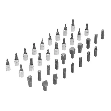 Набор инструментов Denzel 15814, 1/2&quot;, 1/4&quot;, CrV, S2, пластиковый кейс, 109 предметов купить в Магнитогорске