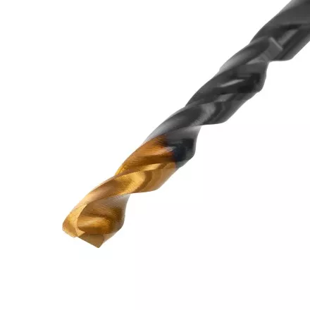 Набор сверл по металлу, 1,5-6,5 мм, HSS-Tin, Golden Tip, 13 шт Denzel 72318 купить в Магнитогорске