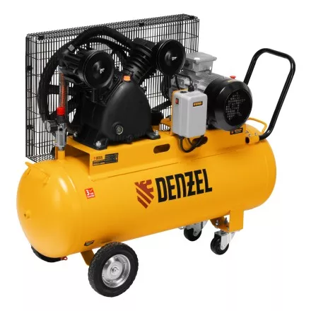 Компрессор воздушный рем. привод Denzel BCV 4000-T/100, 4,0 кВт, 100 литров, 690 л/мин купить в Магнитогорске