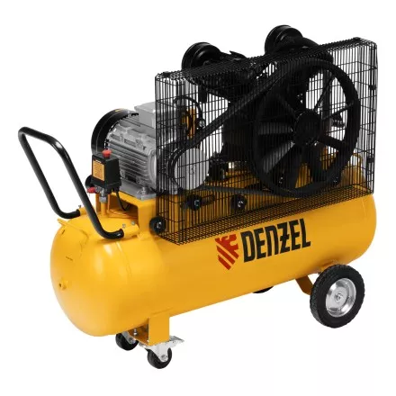 Компрессор воздушный рем. привод Denzel BCV 4000-T/100, 4,0 кВт, 100 литров, 690 л/мин купить в Магнитогорске
