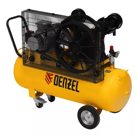 Компрессор воздушный рем. привод Denzel BCV 4000-T/100, 4,0 кВт, 100 литров, 690 л/мин купить в Магнитогорске