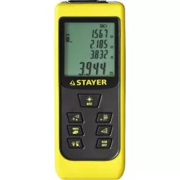 Дальномер STAYER &quot;MASTER&quot; MAX-Control лазерный, 2 точки отсчета, дальность 50м, точность 2мм 34957