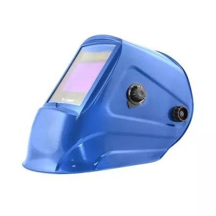 Маска сварщика GEFEST синяя ф-р 9500V FoxWeld без коробки купить в Магнитогорске