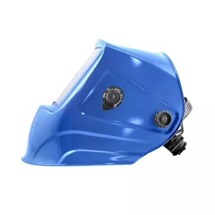 Маска сварщика GEFEST синяя ф-р 9500V FoxWeld без коробки купить в Магнитогорске