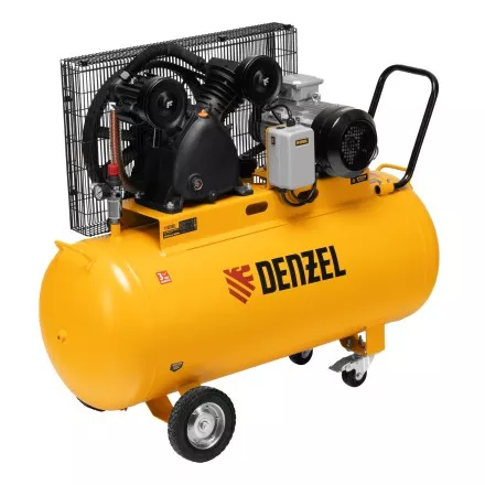 Компрессор воздушный рем. привод Denzel BCV 4000-T/200, 4,0 кВт, 200 литров, 690 л/мин купить в Магнитогорске